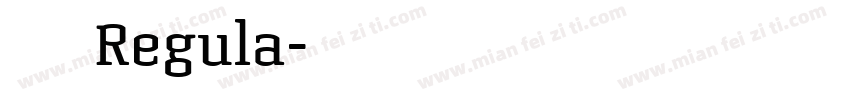 宋体 Regula字体转换
